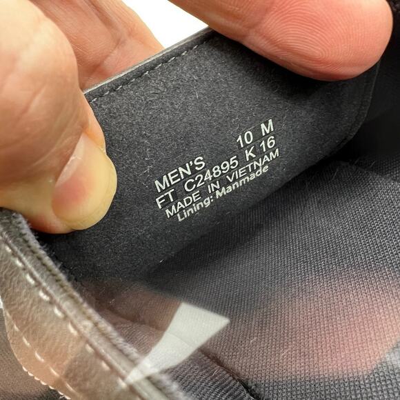 Cole Haan Mens 10 Shoes Grey Grand OS Leather Lace Up Wingtip Dress C24895 - Picture 13 of 15